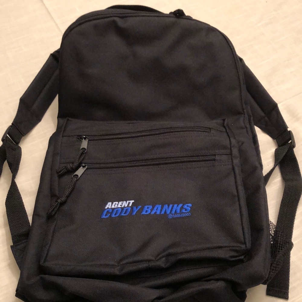 Agent Cody Banks Promo Backpack 2003 MOVIE MEMORABILIA COLLECTIBLE NWOT - #OS030